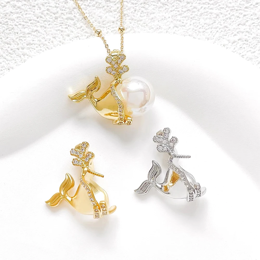 Body Jewelry Real Gold - Gerçek altın ile 1 parça pirinç