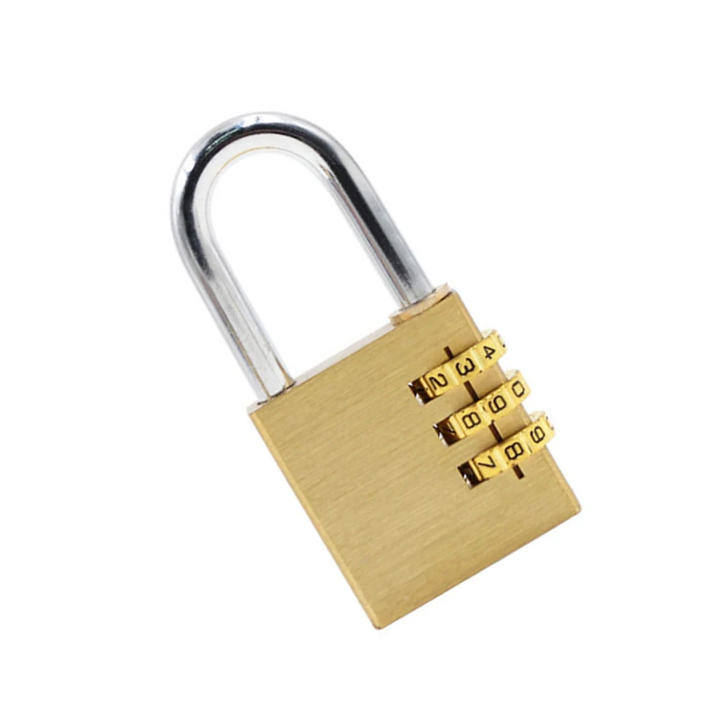 

1pc Digital Code Lock 4 Dial Number Luggage Lock Travel Lightweight Safe Suitcase Padlock Durable Security Backpack Combination