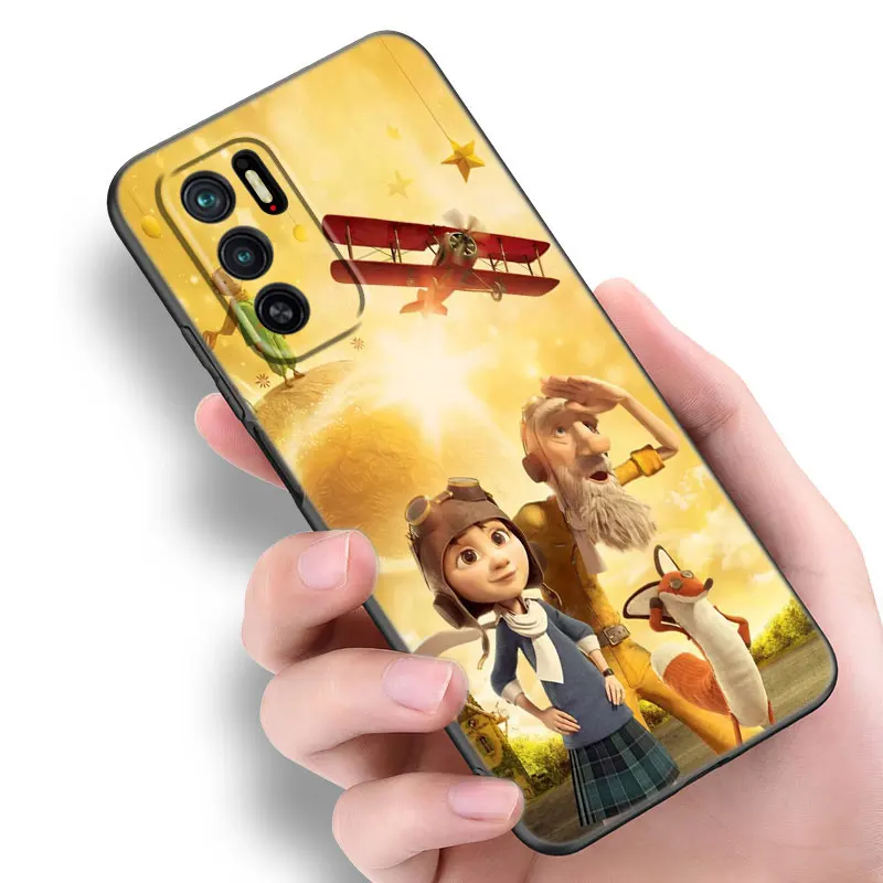 The Little Prince Black Silicone Phone Case For Xiaomi Redmi Note 10 11 11S 12 13 4G 8 9 11T Pro 5G Plus 8T 9S 10S 12S