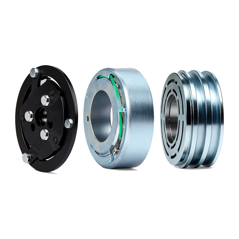 

Сцепление 12 В/24 В в сборе для Sanden SD507 5H11 — размер 125 мм, шкив с 2 канавками и ремнем серии A