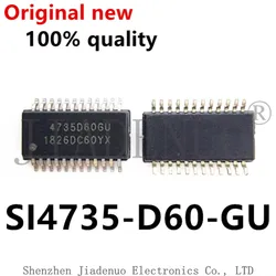 (1piece) 100% New SI4735-D60-GU Package SSOP24 Silkscreen 4735D60GU RF receiver  Chipset