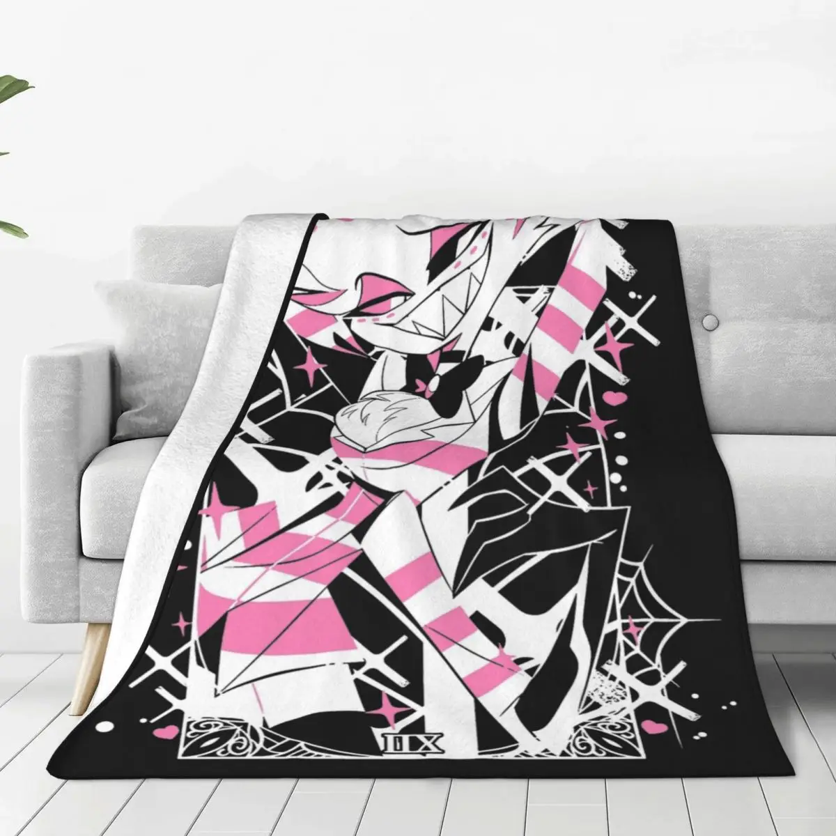 Angels Dusts Hazbined Hoteled Blanket Flannel Summer Multi-function Lightweight Throw Blanket for Bedding Bedroom Bedspreads