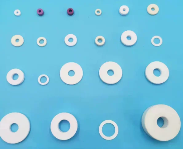 M2 M3 M4 M5 M6 M8 M10 Alumina Ceramic Washer High Temperature Resistant Insulating Gasket Alumina Spacer