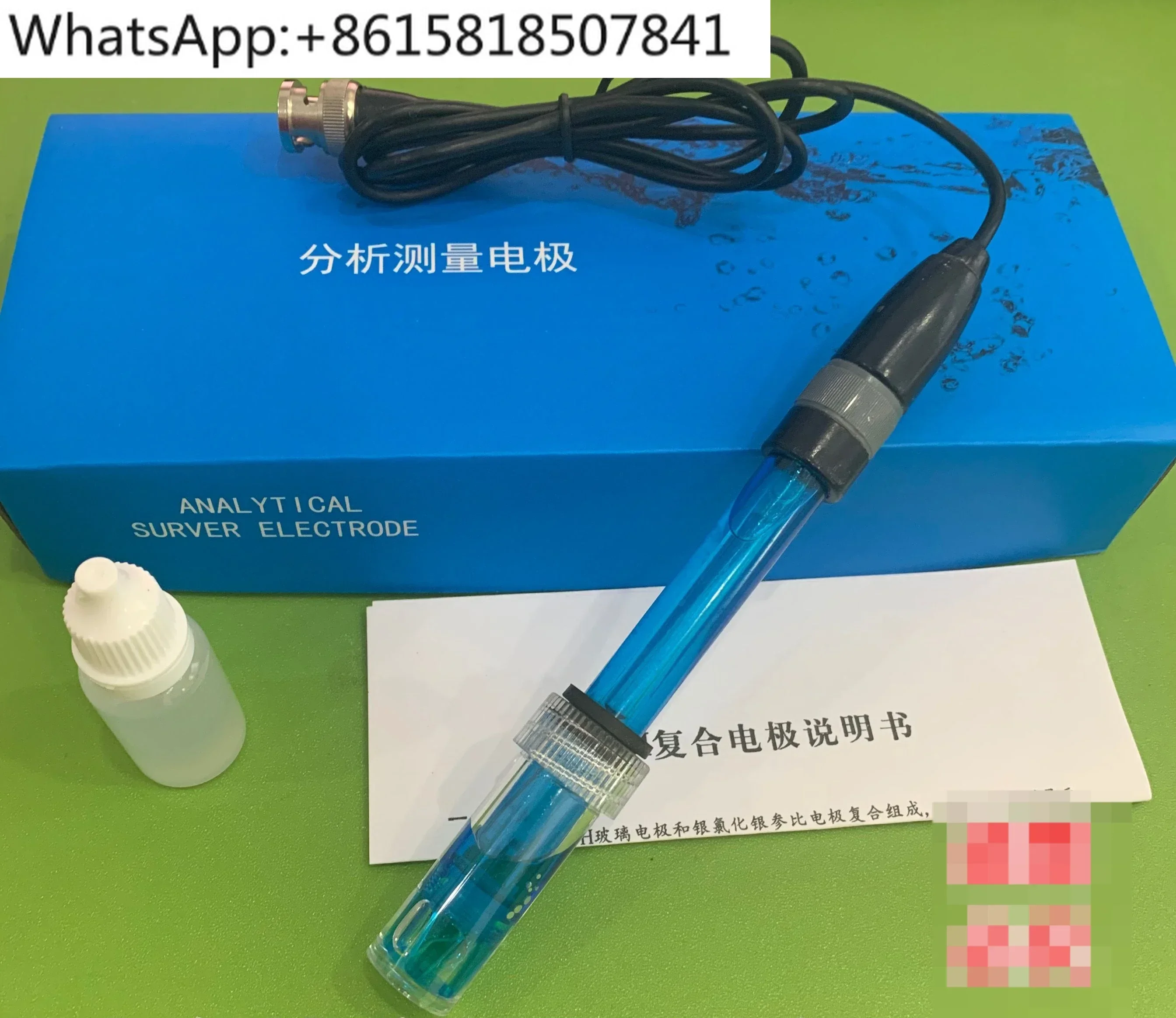 

Shanghai Yue Magnetic e-201-c-9 type PH composite electrode can be filled with liquid