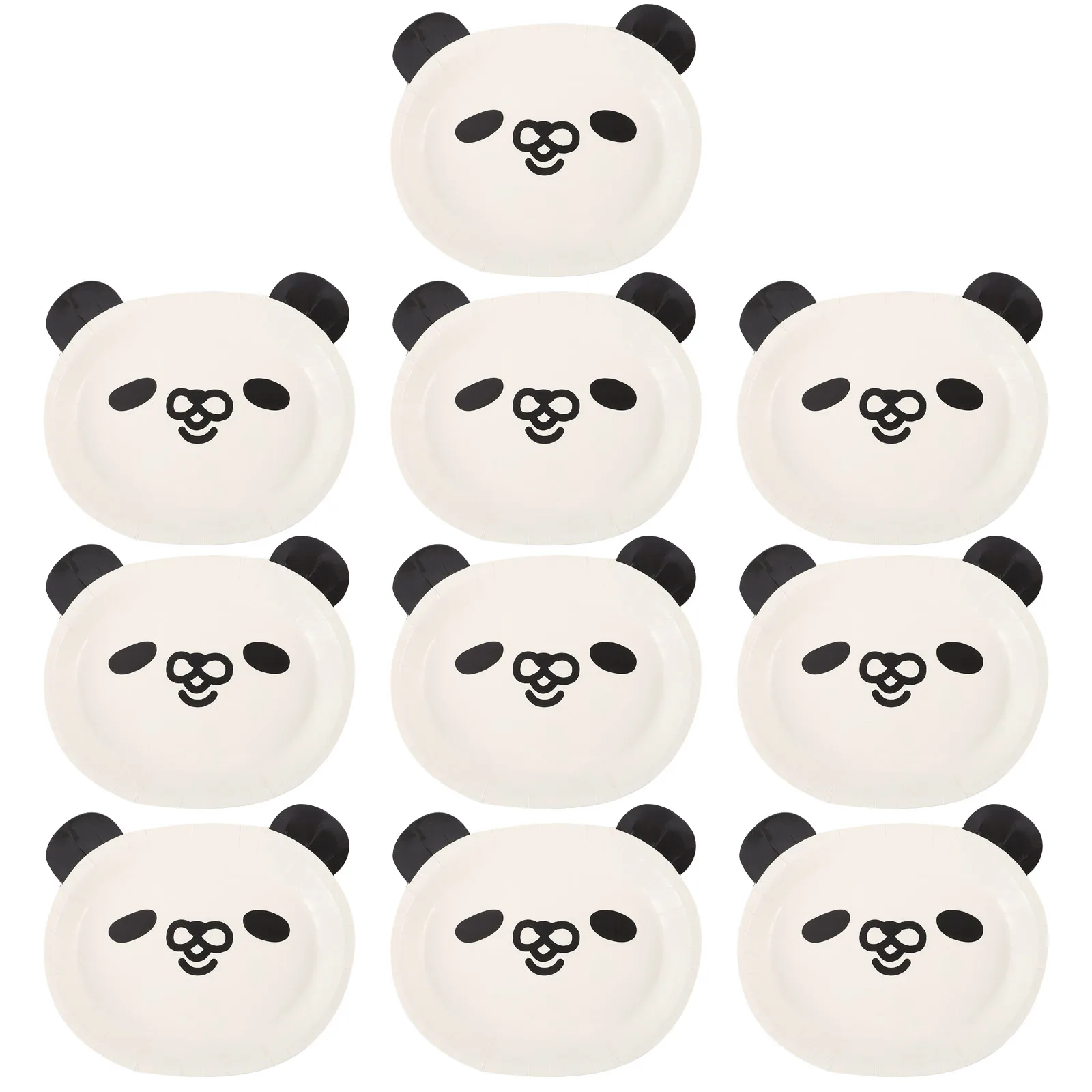

24 Pcs Disposable Paper Plates Shape Animal Party Supplies Versatile Cartoon Tableware Safe Eco Friendly Kids Birthday