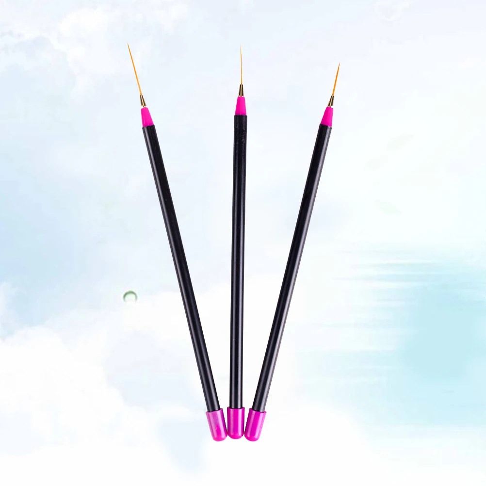 

3Pcs Nail Art Liner Brush Set High-Quality Dotting Painting Pen for Professional and Amateur Manicure Design Lightweight