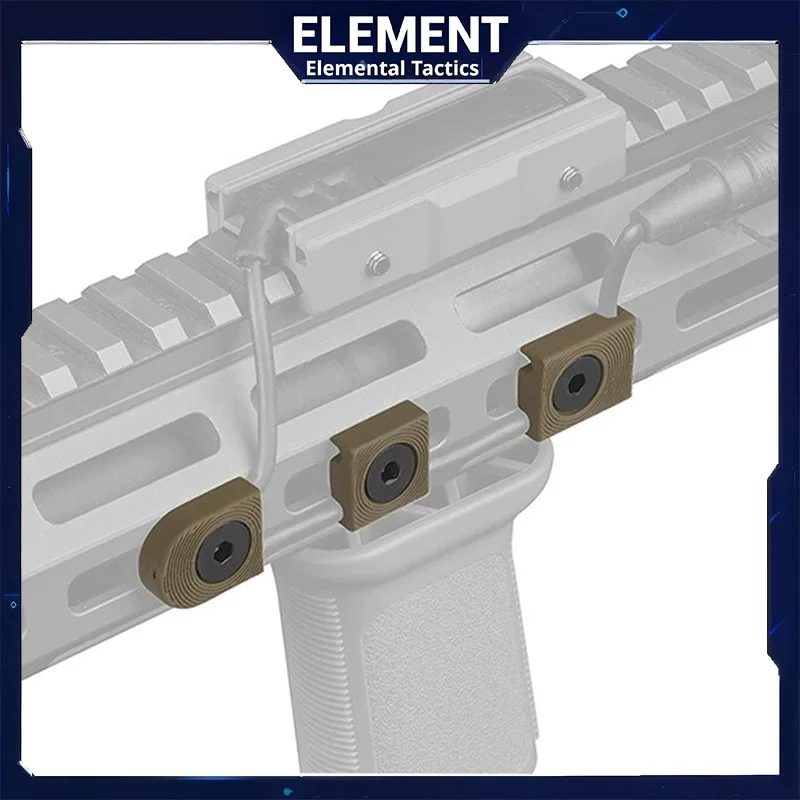 Defense Metal Flashlight Laser Light Mlok Wire Guide System Cable Clamp Cable Clip Management Fixed Accessories
