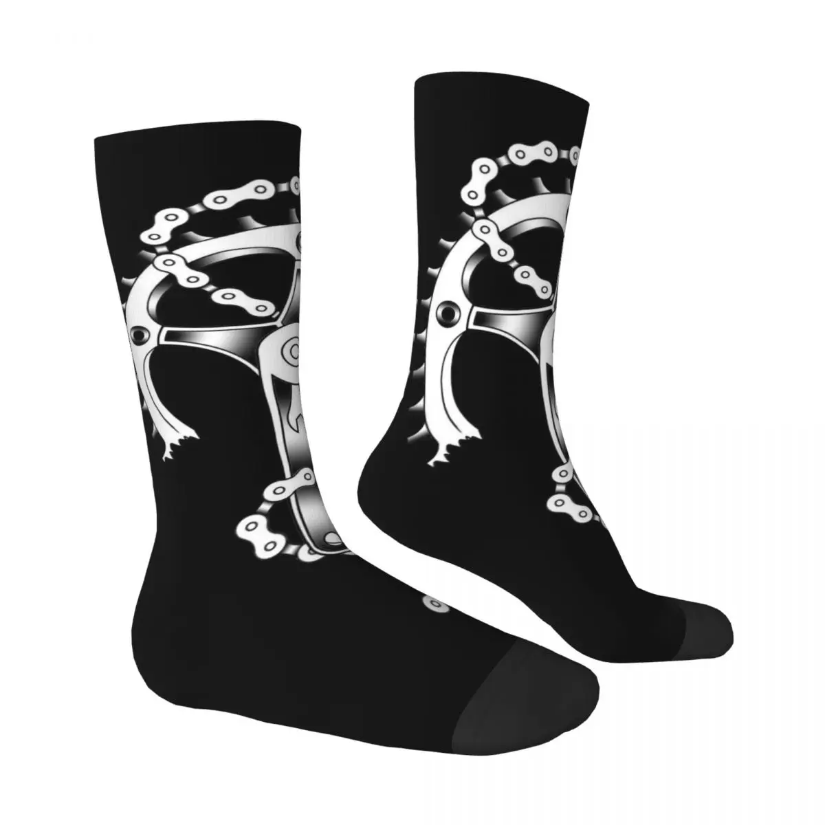 Chaussettes de vélo de montagne pour hommes et femmes, bas de cyclisme, cadeau de nouveauté, printemps, été, automne, hiver