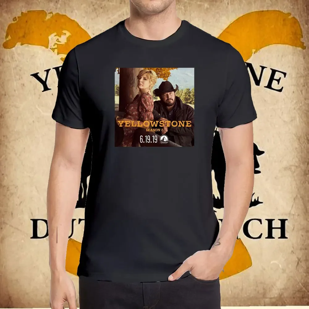 Tv Show Yellowstone T-shirt Dutton Ranch 1883 Yellowstone Shirt Cool Western Cowboy Unisex Tees Rip Wheeler Beth Cotton Tshirt