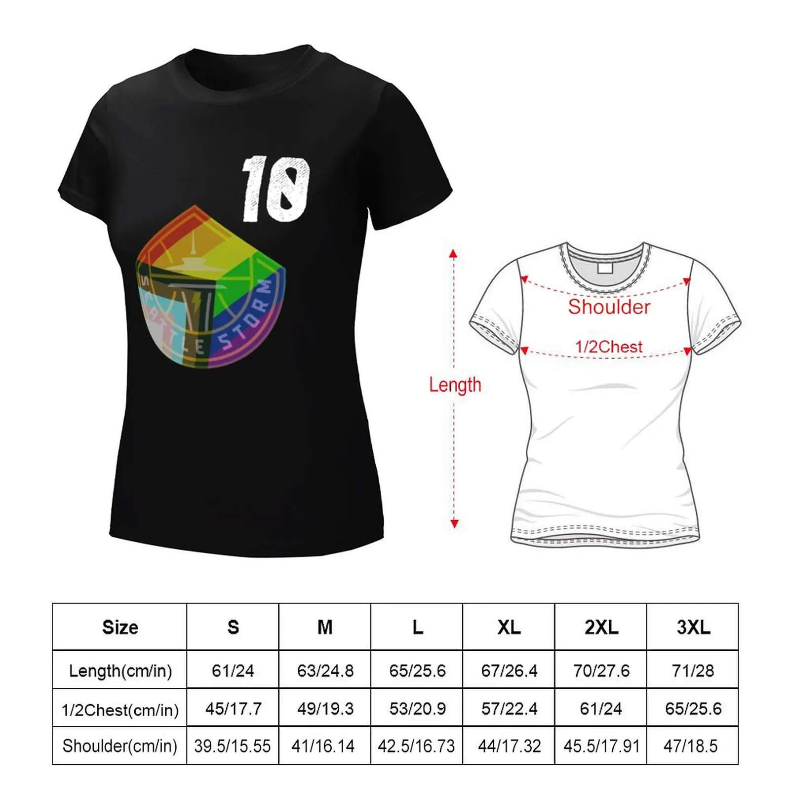 Sue Bird - Pride T-Shirt vintage clothes kawaii clothes white t shirts for Women
