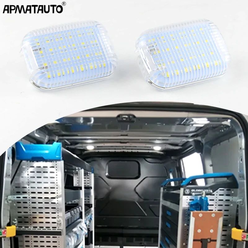 

2PCS Canbus White LED Interior Roof Dome Light 2230338 For Ford Transit 150/250/350/350 HD Van Connect E-Transit Car Accessories