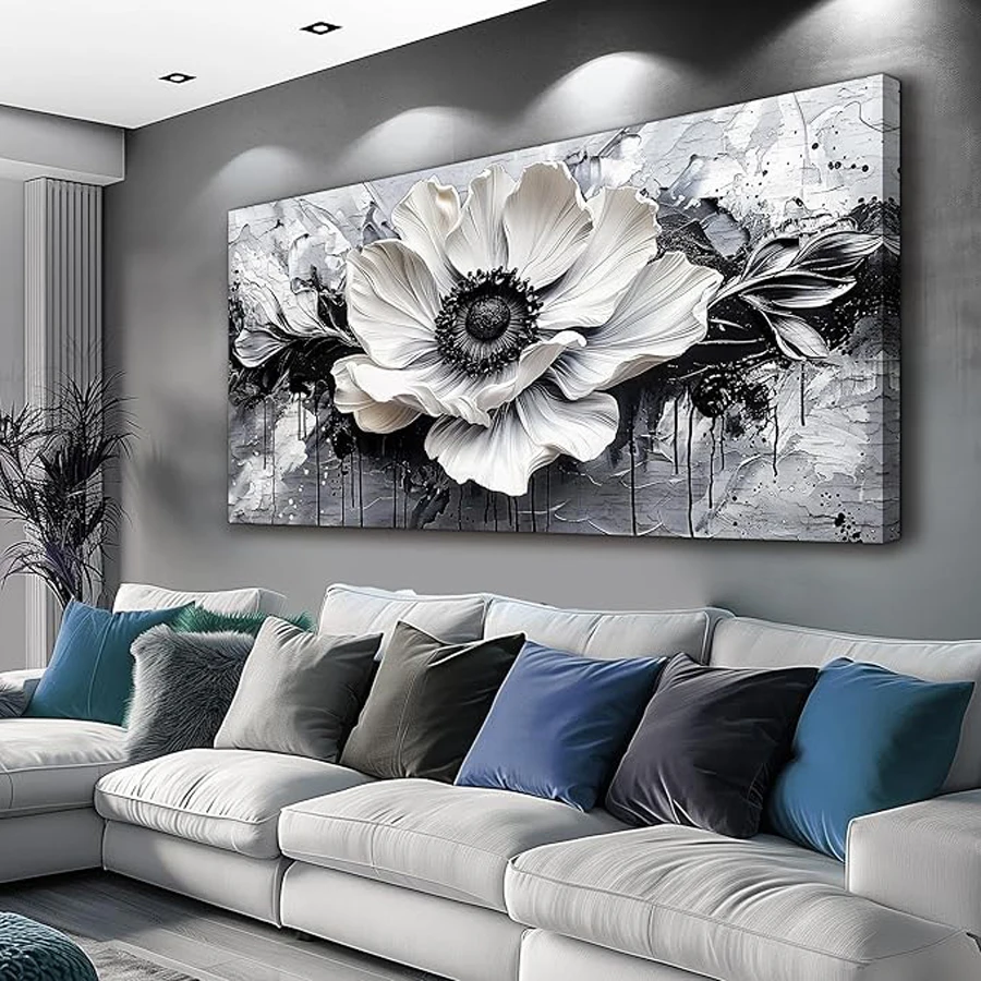 

Abstract Flower Picture Large Size Diy Diamond Art Painting Beach Vase Books Full Square Round Drill Mosaic Embroidery Kits