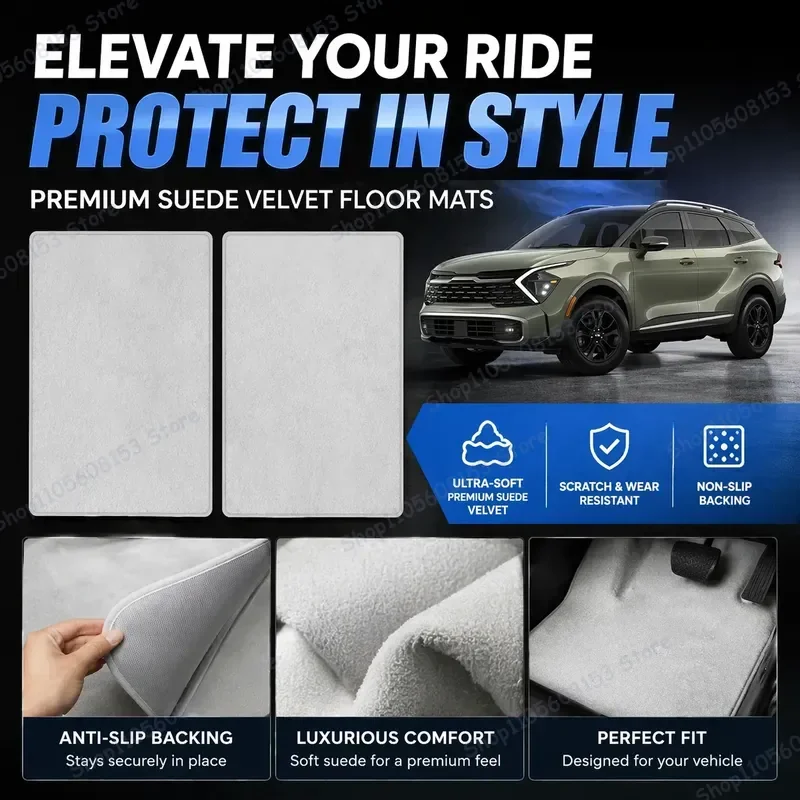 For KIA SPORTAGE NQ5 2022 2023 2024 2025 2026 sunroof shade for car UV protection suede fabric electrostatic sunshade heat
