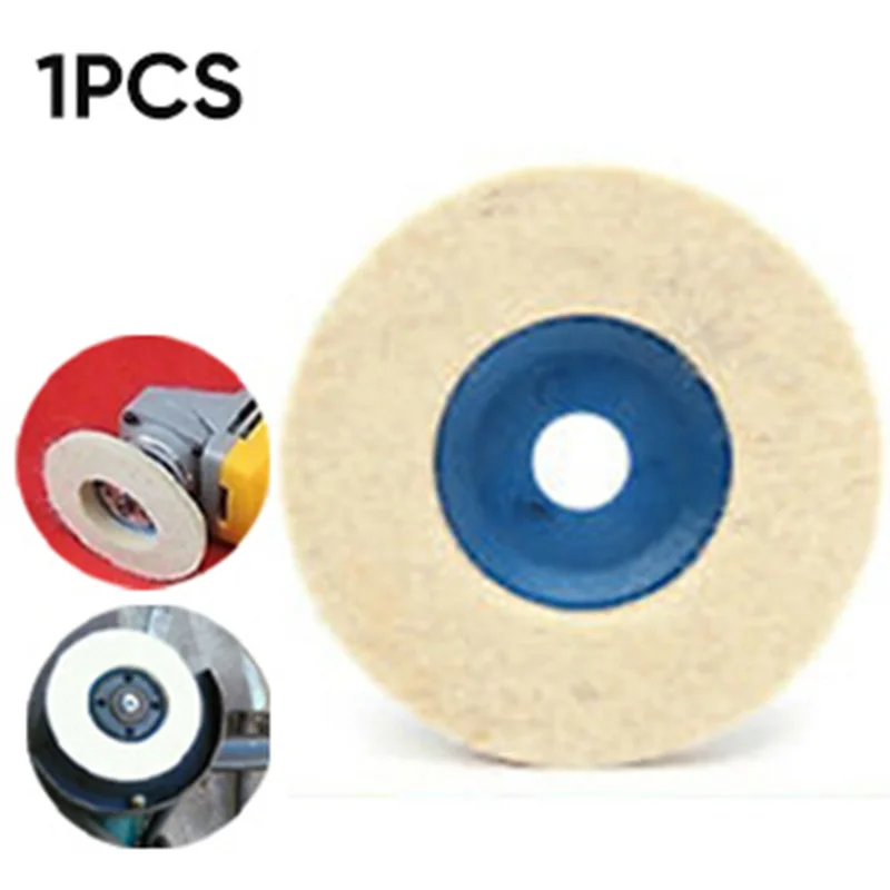 

1PCS 100mm & 4 Inch Wool Felt Buffing Wheel Polishing Disc Pad For Angle Grinder Tools For Polishing Buffing Grinding Tools