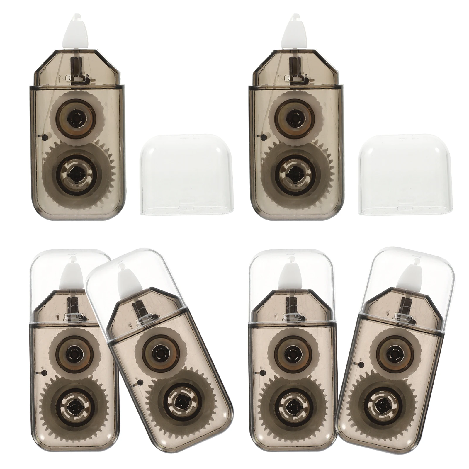 

6pcs Correction Tape Small Size Pen Shape Refillable Plastic Tapes for Students Office Supplies Portable Adhesive
