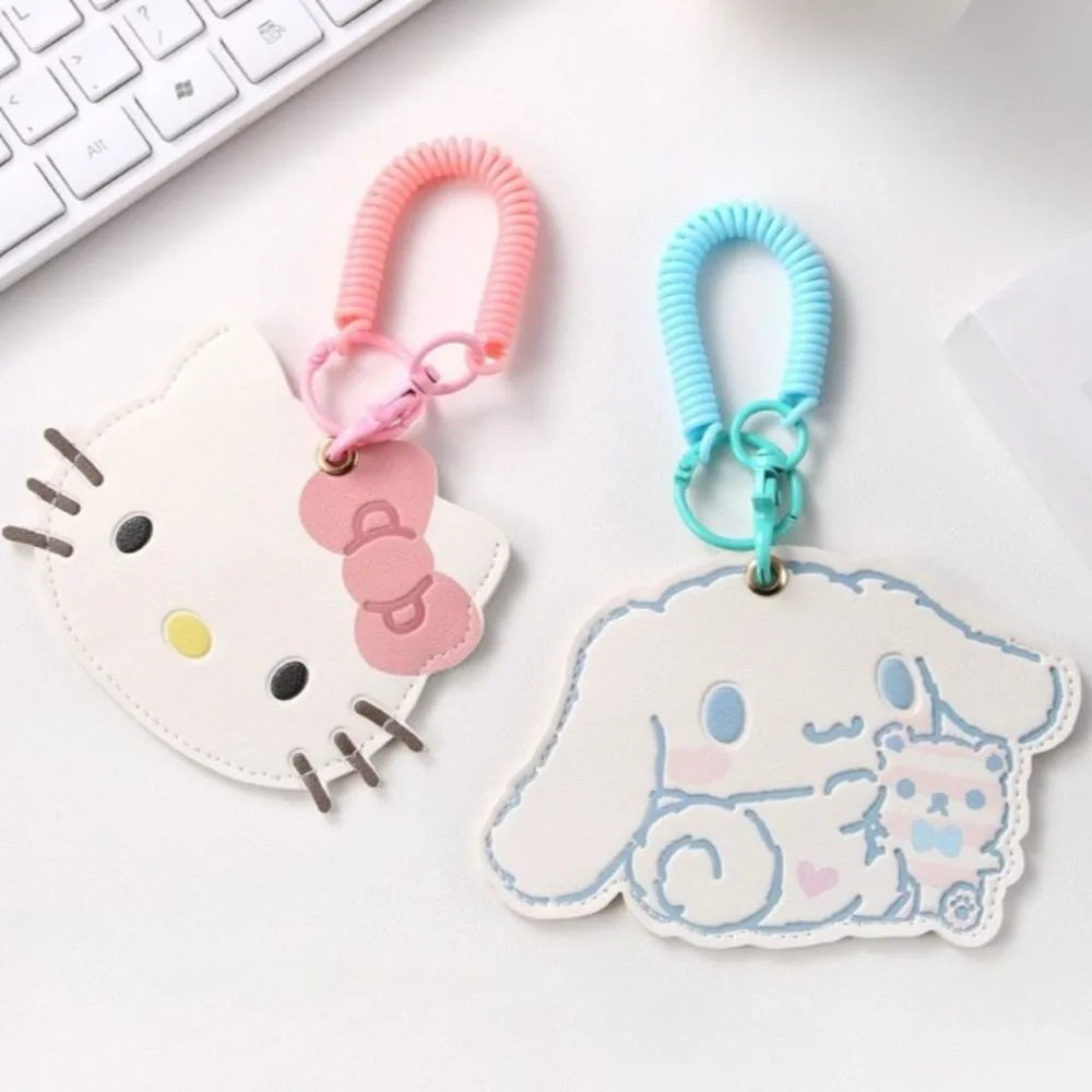 

Hello Kitty Card Bag Cute Cartoon Originality Printing Card Holder New Fashion Delicate Portable Certificate Bag Key Chain Gift