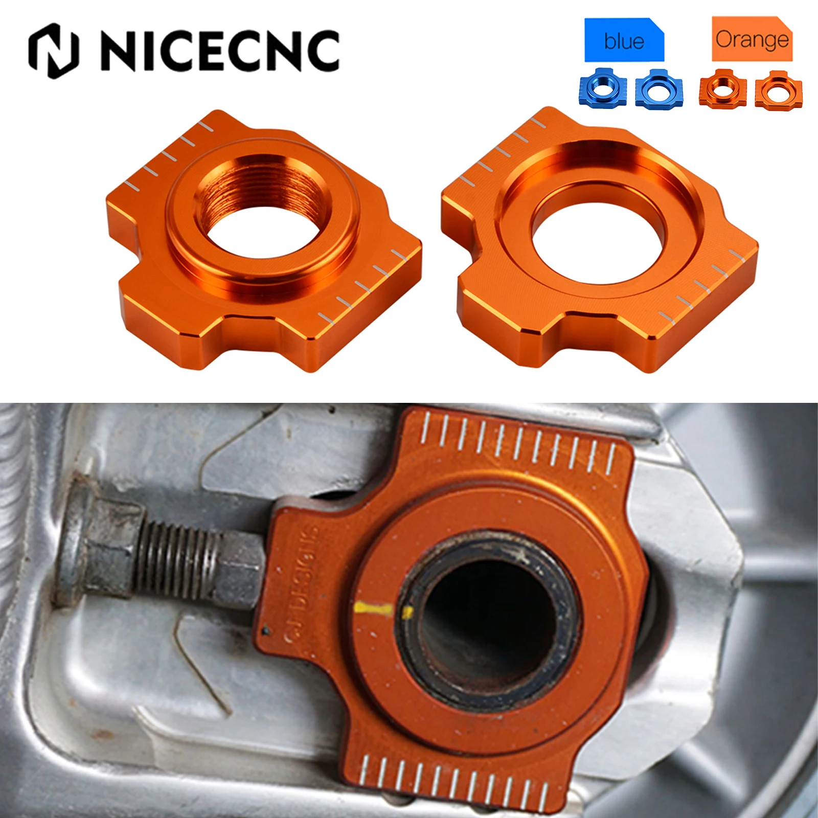 

Axle Blocks Chain Adjuster For KTM 790 950 990 1050 1190 Adventure 1290 Super Adventure R S T 790 1090 1190 Adventure R 990 LC8
