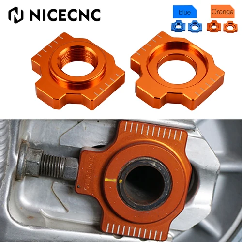 Ajustador de cadena de bloques de eje para KTM 790 950 990 1050 1190 Adventure 1290 Super Adventure R S T 790 1090 1190 Adventure R 990 LC8