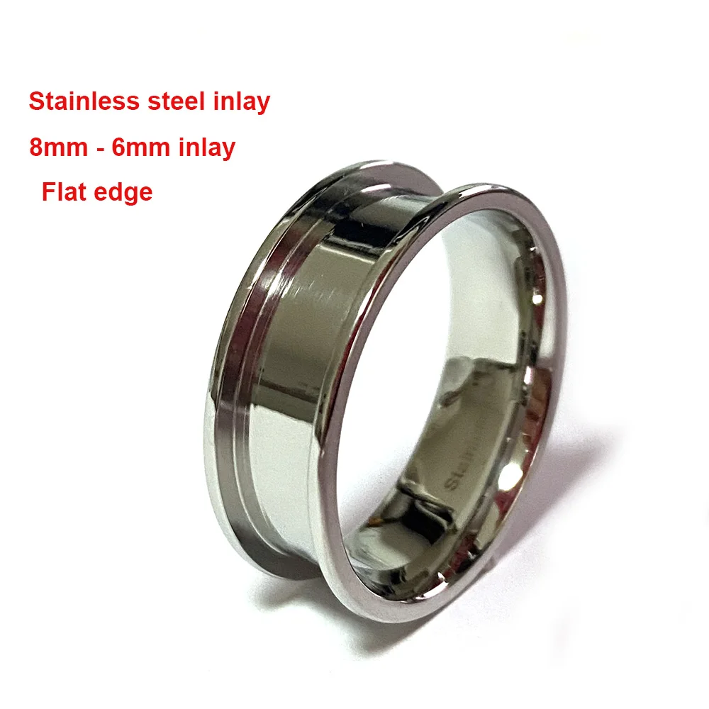 Titanium Wave Channel Blanks for Unique Handmade Rings