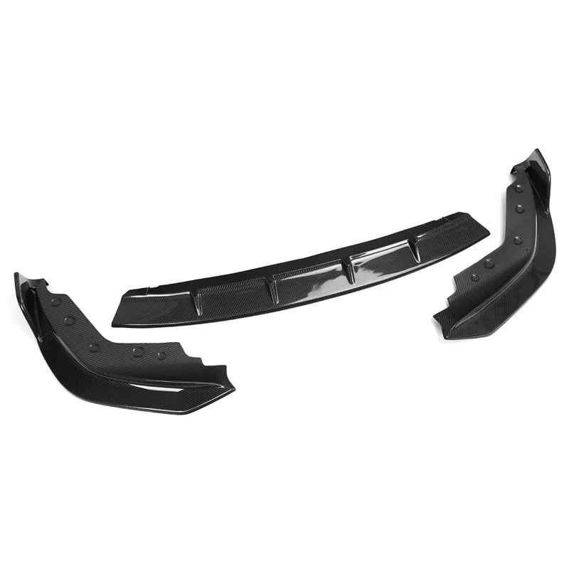 Suitable for BMW's New 3 Series G20G28 Modified Carbon Fiber FD Model with Three Segment Front Lip and Chin Spoiler