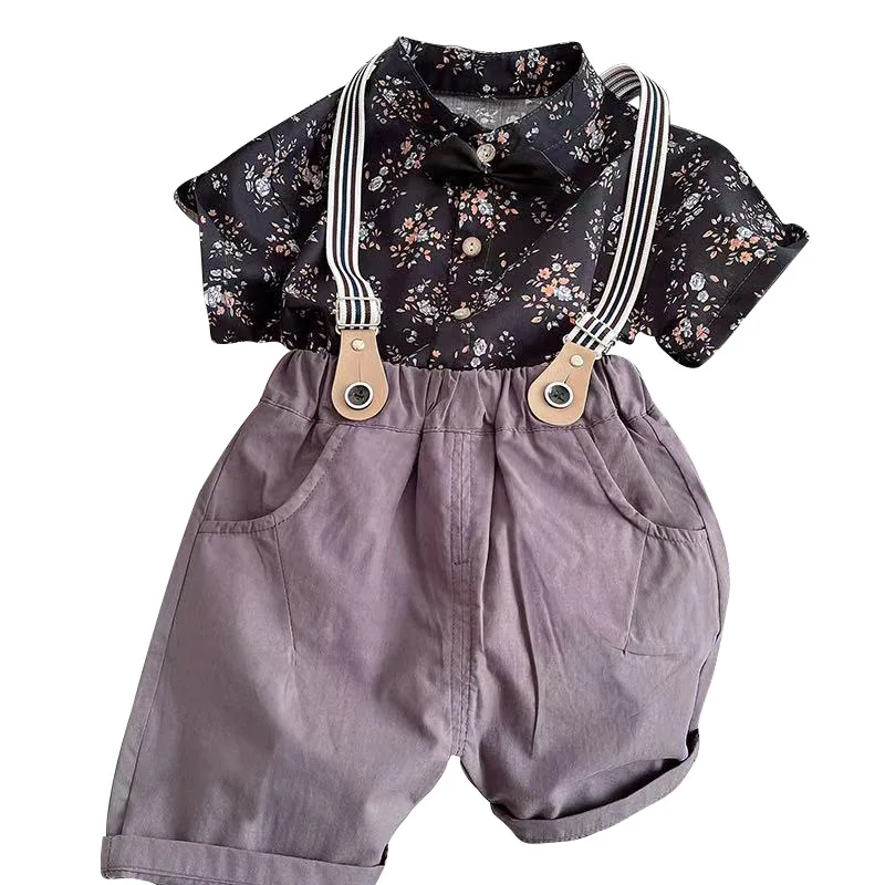 

New Summer Baby Boys Clothes Suit Children Short Sleeved Shirt Shorts 2Pcs/Sets Kids Clothing Infant Costume Toddler Tracksuits