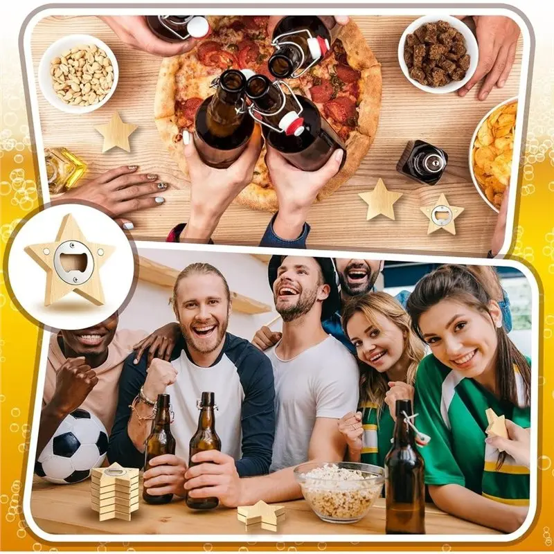 WHOLESALE LOT Counts Magnetic Bottle Opener For Beer Lover Wedding Guest Party Favors Gift