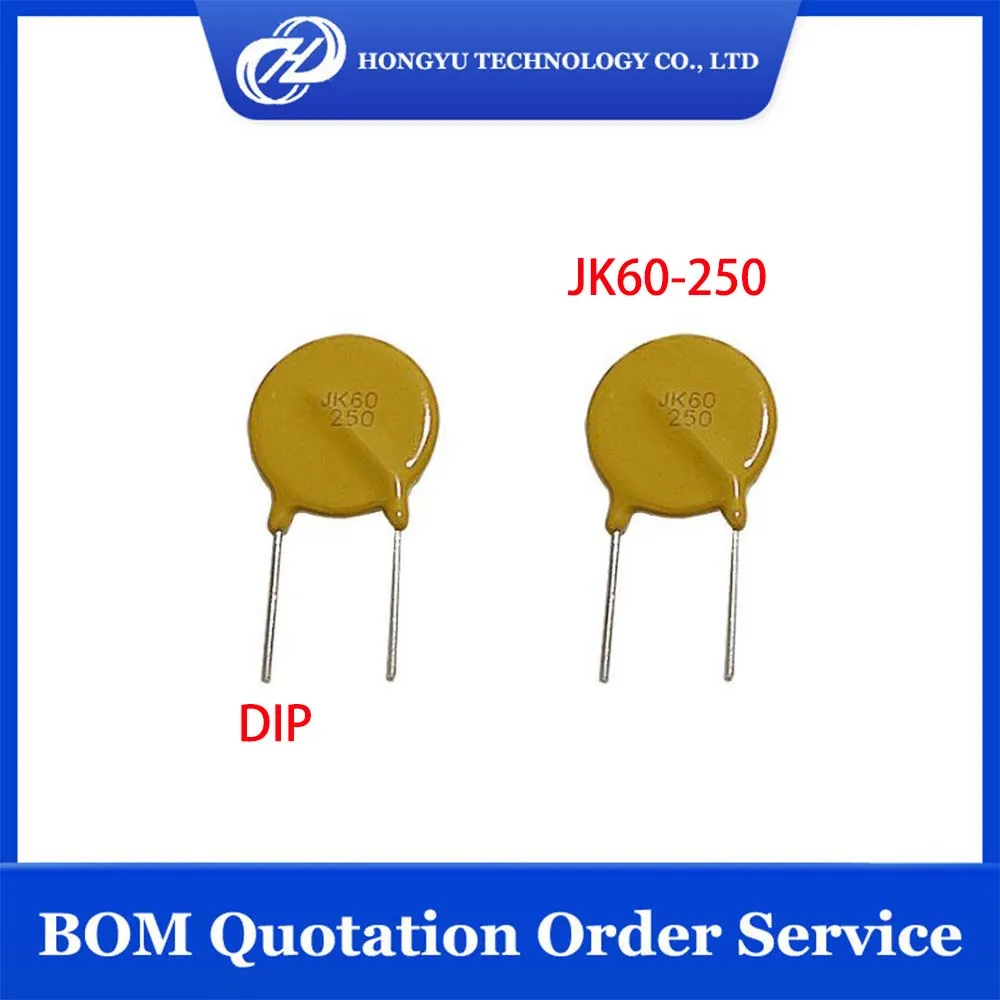 5 Pieces/Lots JK60-250 JK60 250 60V 2.5A DIP Self-Restoring Fuse 2500mA PTC Thermistors New Stocks