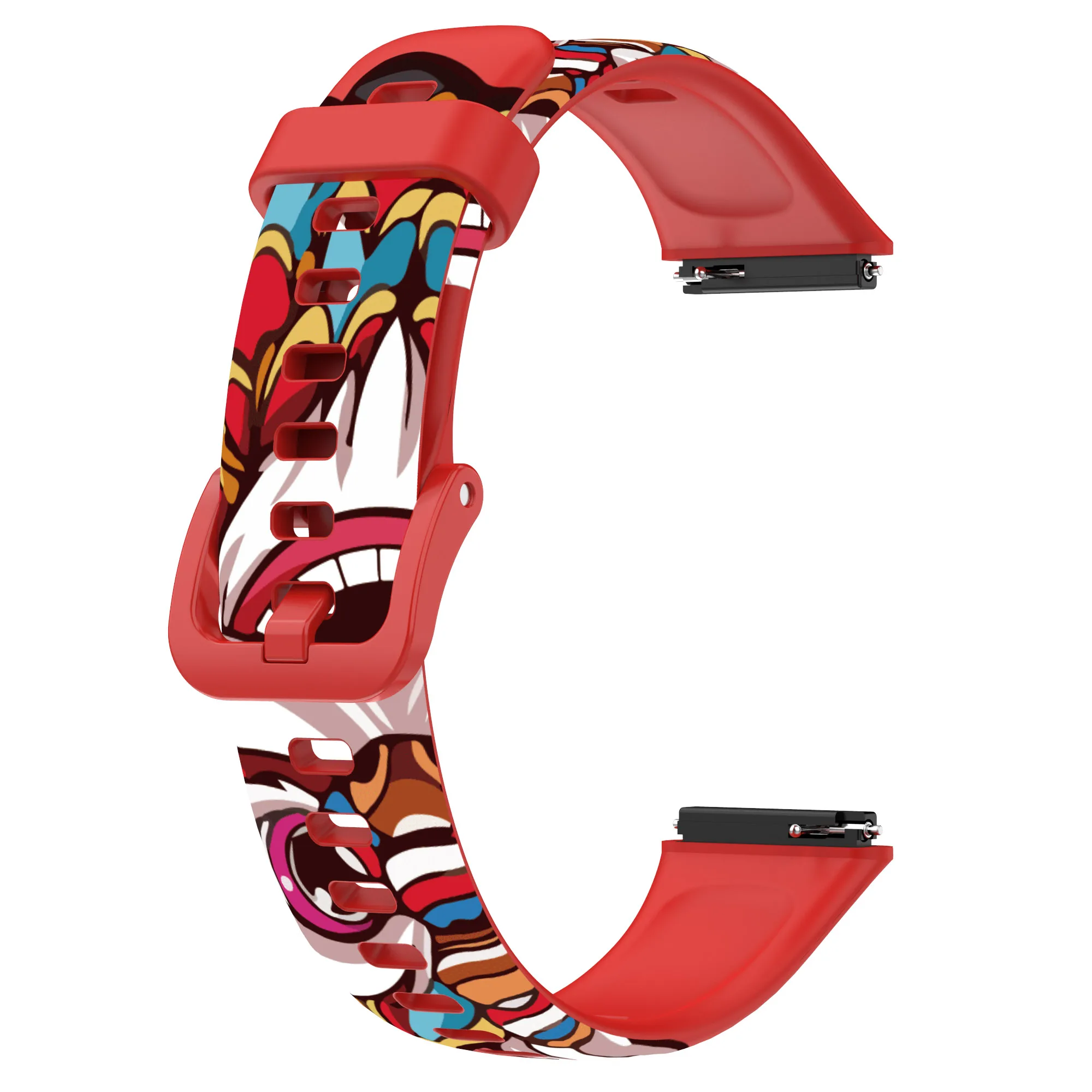 Cartoons Watchband For Huawei Band 7 Replacement Printing Strap Sport For Honor Band 7 Smart Silicone Bracelet Accessories