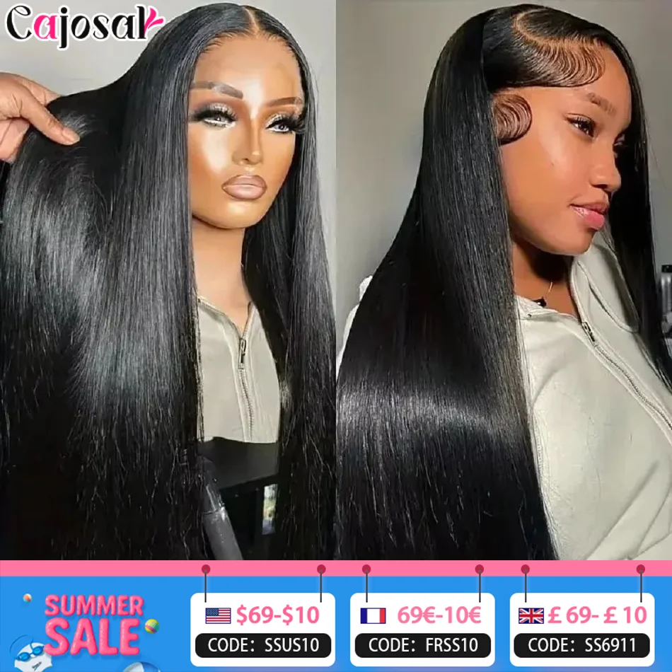 

30 32 Inch 13x4 Hd Lace Front Wig Brazilian Straight Human Hair Wig For Women 200 Density 13x6 Transparent Lace Frontal Wig