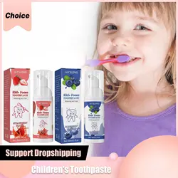 Children's Toothpaste Cavity Tooth Prevention Repair Decay Dental Stain Cleansing Remove Bad Breath Whit-ening Foam Toothpaste