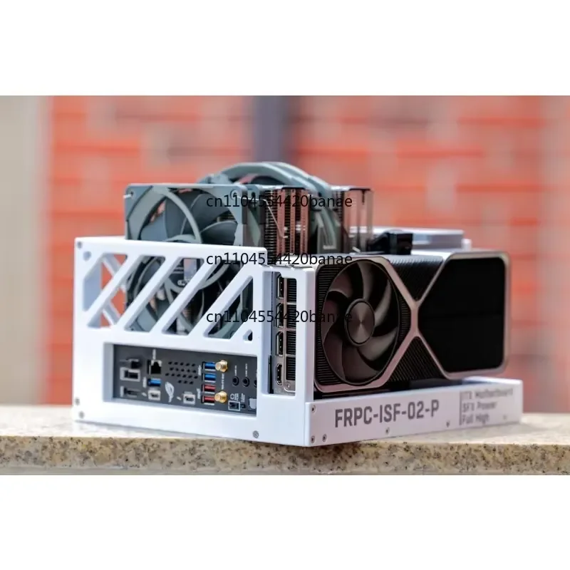 for FRPC-ISF-02 Compact Mini ITX Case 3D Printed Open Frame PC Housing Lightweight Portable Desktop Shell DIY Gaming Build