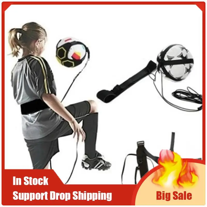 A35F nouveau entraîneur de coup de pied de Football réglable débutant ceinture d'entraînement de Football ceinture de pratique de ballon de Football ceintures de pratique de Football