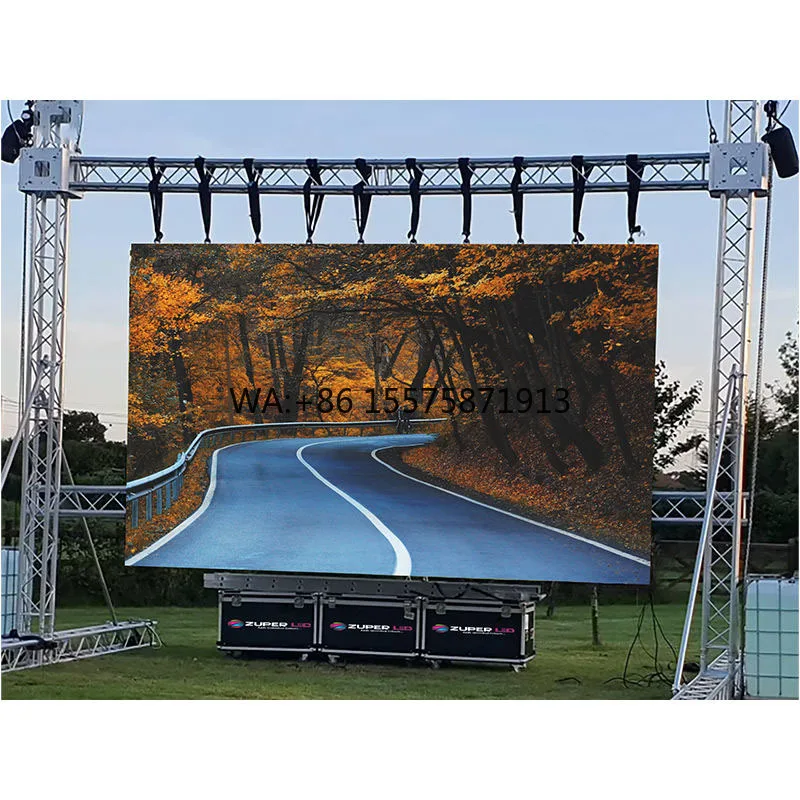 

Outdoor P3.91 LED Exterior Stage Events Led Screen Panel 500*1000 Advertising Video Wall Rental Display for Birthday Party