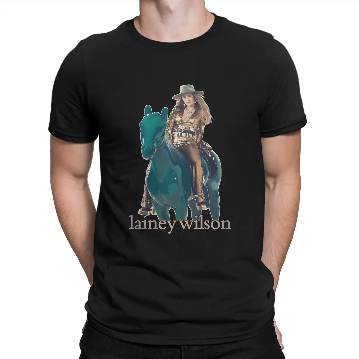 Men's Tour T Shirts Lainey Wilson Singer Songwriter Pure Cotton Clothing Crazy Short Sleeve O Neck Tees Graphic T-Shirt