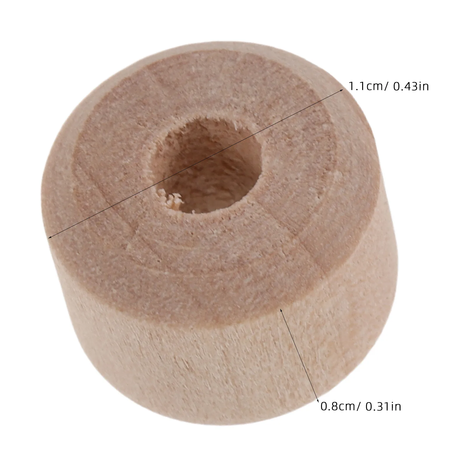 1Pack Piano Tuning Pin Bushing 0.43in X 0.31in High-Density Hardwood Washer for Upright Grand Piano Plate Replacement Stable