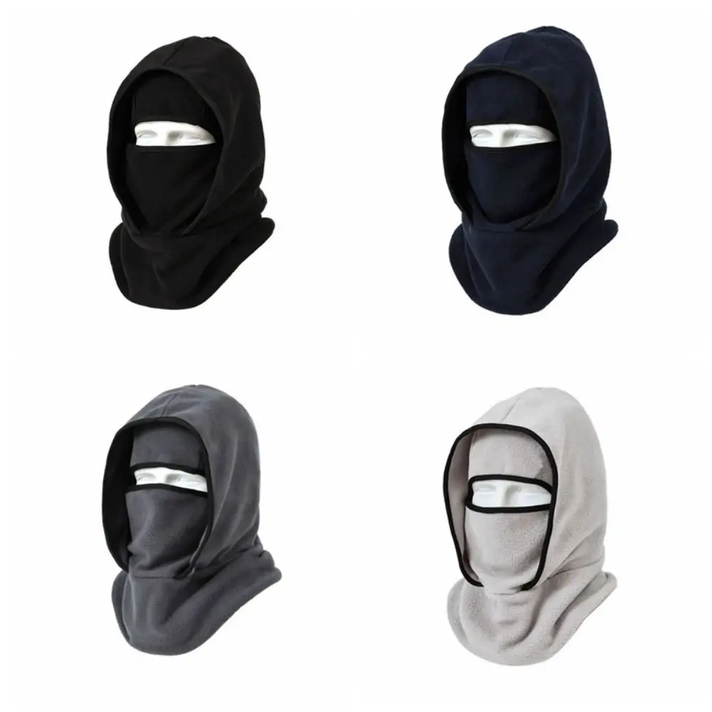 Doppellagige Balaclava-Fahrradkappe, Nackenschutz, Gesichtsmaske, warme Mütze, winddicht, kältebeständig, Ohrenschutzmütze – Detail 2