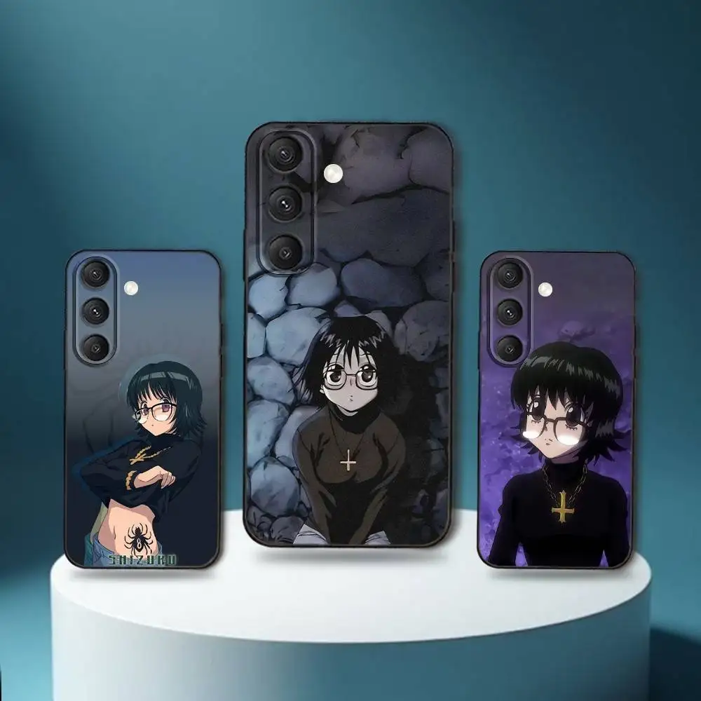 

S-Shizuku M-Murasaki Anime Phone Case For Samsung S25,S24,S23,S22,S21,S20,S10,Ultra,Plus,Lite,FE,Soft Silicone Black Cover