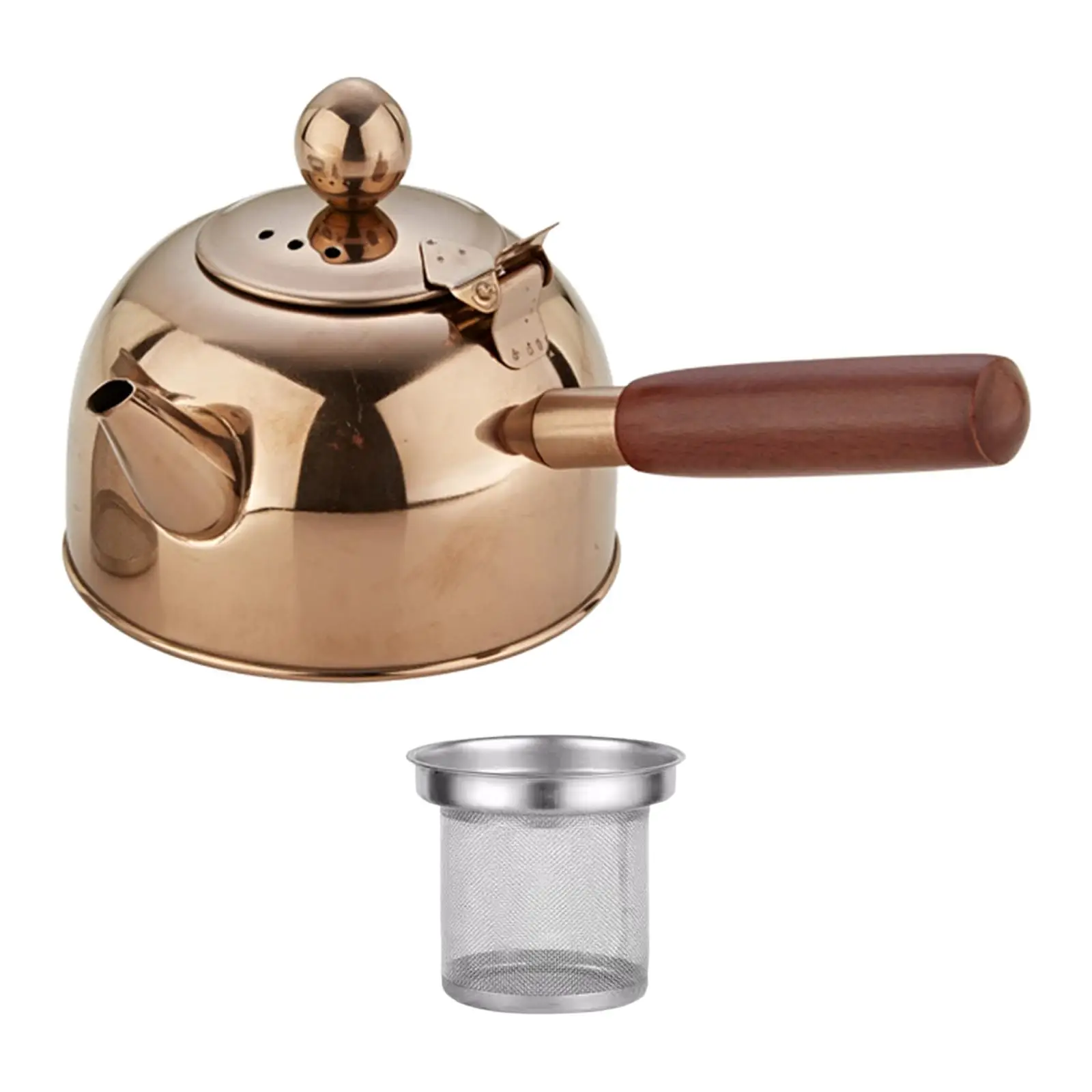 680ml Stainless Steel Tea Kettle Teapots Pot for Picnic Home Restaurant