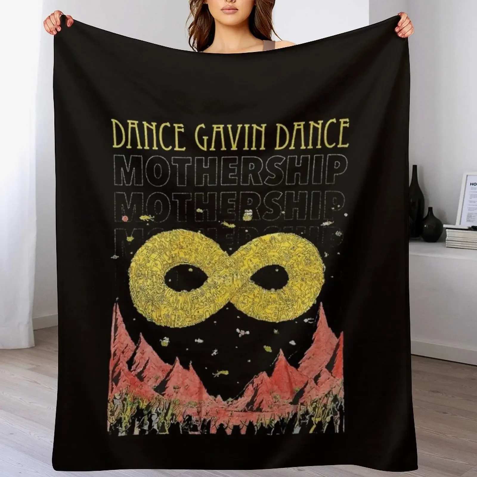 

dance gavin dance merch - Mothership - dance gavin Throw Blanket Bed Fashionable Bed Fashion Sofas wednesday Blankets