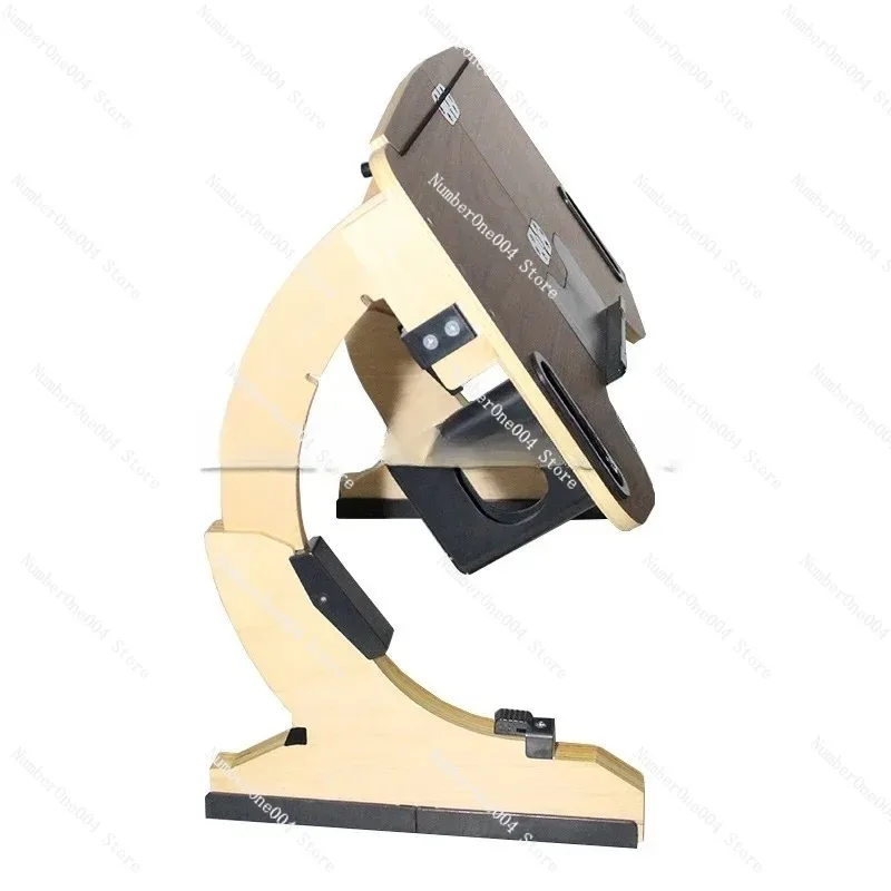 Wooden Adjustable Notebook Stand, Desk Computer Stand, Portable Foldable Stand, Multifunctional Lazy Person Lying Bed Desk