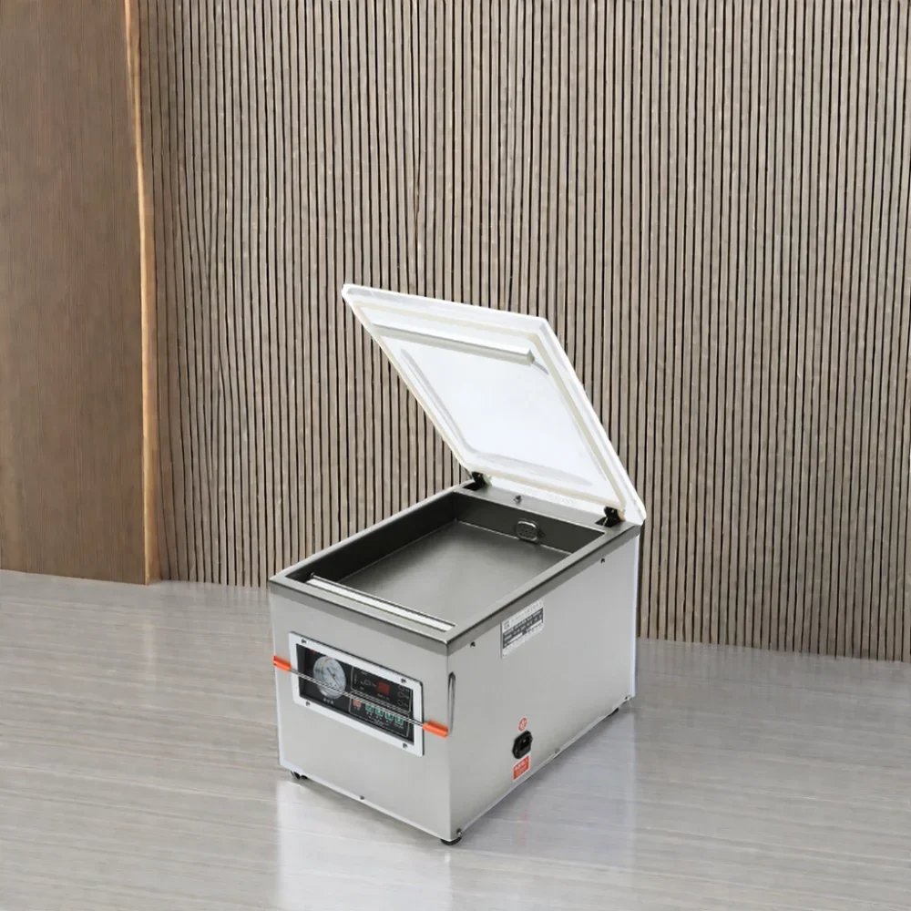 

DZ260 Stainless Steel Electric Vacuum Sealing Machine Commercial and Household Meat Vacuum Packing Equipment