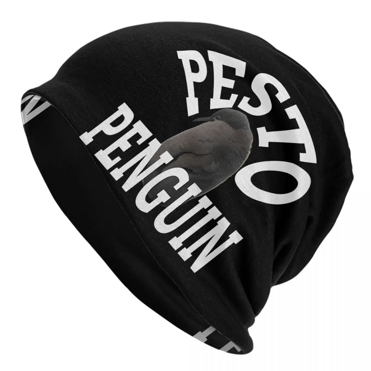 Cute Pesto Penguin Bonnet Hats Cool Ski Skullies Beanies Hats Animal for Men Women Spring Head Wrap Cap