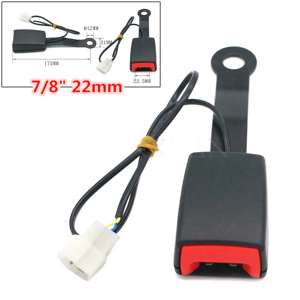New Front Driver Seat Belt Buckle Plug Connector Warning Cable Duty Belt Camlock