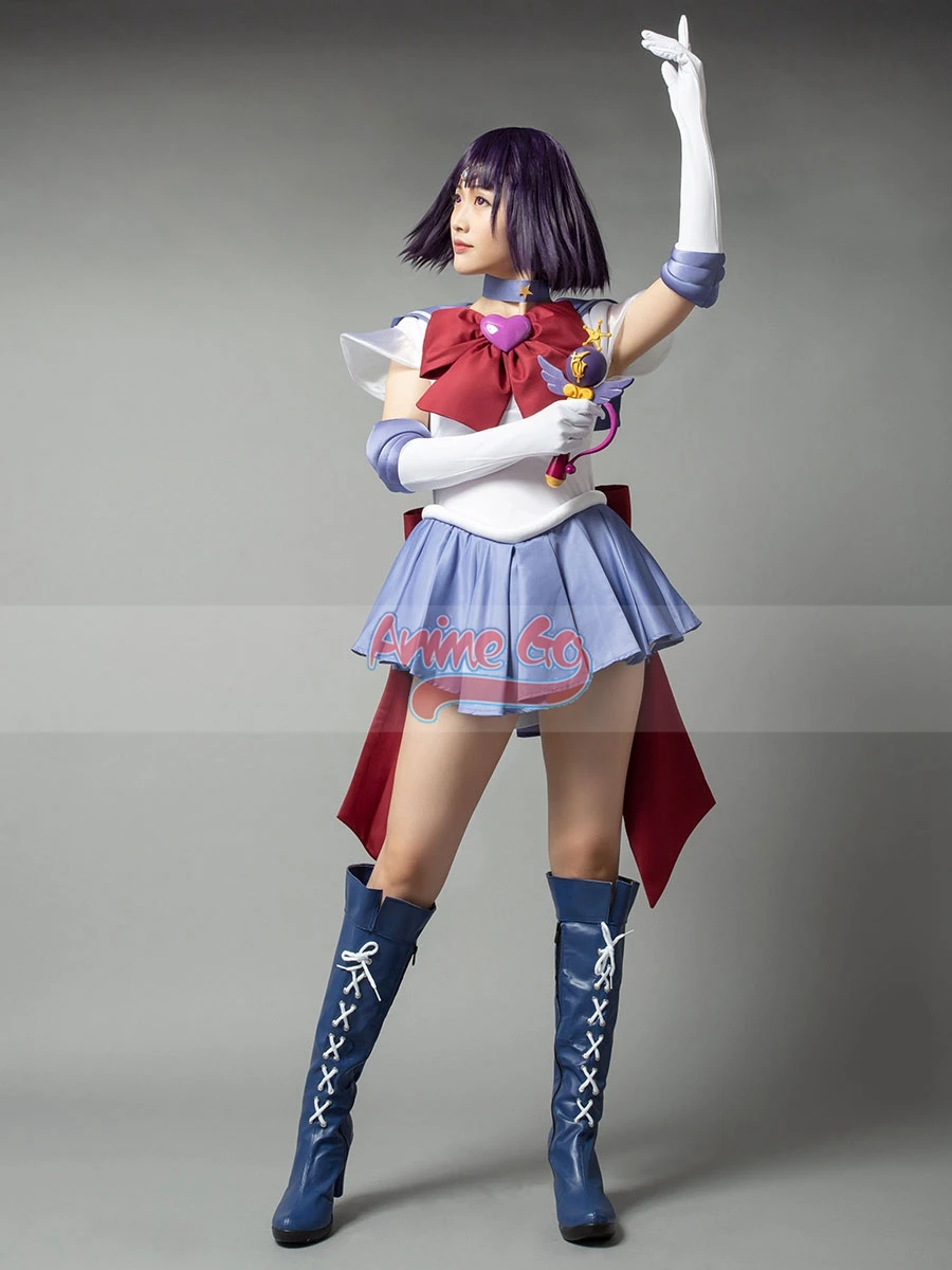 Anime Sailor Super S Sailor Saturn Tomoe Hotaru Cosplay Costume Adult Children Size mp001408