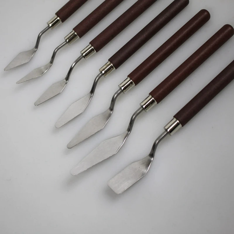 

14- шт., набор ножей для масляной живописи, лопата для масляной живописи, масляная палитра, нож, инструменты для масляной акриловой живописи для смешивания цветов