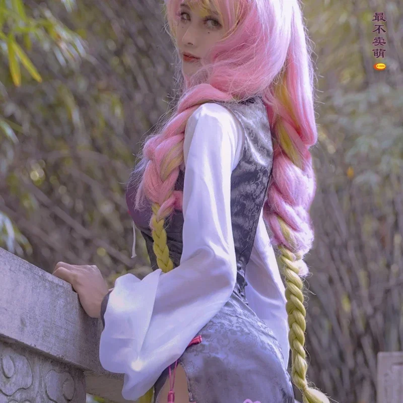 Ganlu Temple Mili Cos Clothing Demon Slayer Blade Lianzhu Doujin Cheongsam Cosplay Costume Sexy Self-Cultivation Ghost Killi MN1