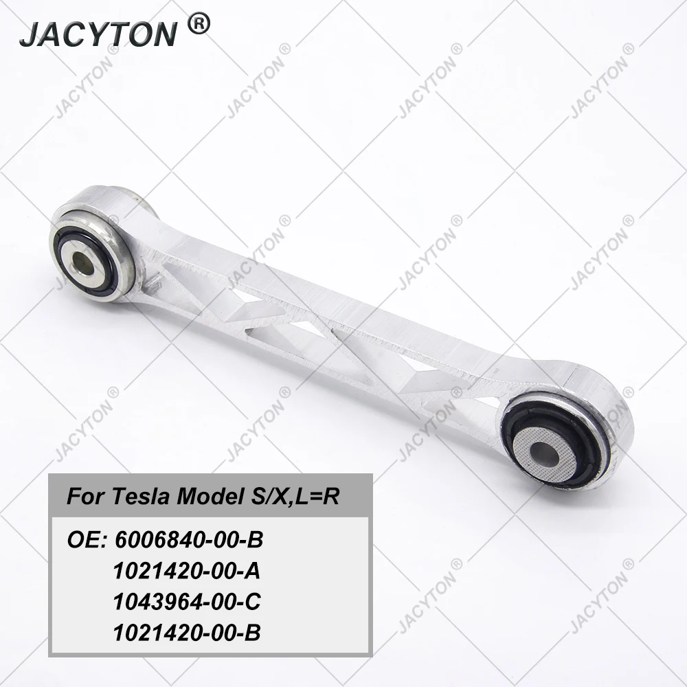 JACYTON Rear Upper Suspension Control Arm Tie Rod For Tesla Model S X 5YJS 5YJX 6006840-00-B 1021420-00-A 1043964-00-C