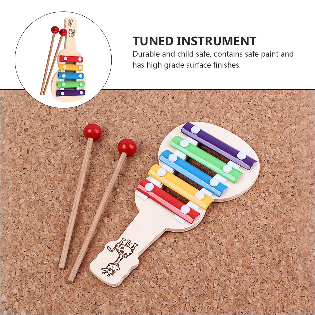 

Xylophone Colorful Wooden Tuned Instrument Beginner Educational Gift Hand Eye Coordination Music Learning