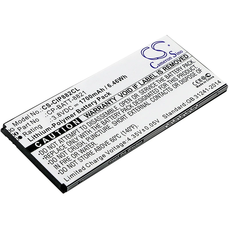 Li-Polymer Cordless Phone Battery for Cisco,3.8v,1700mAh,CP-8821-EX-K9-BUN CP-8821-K9-BUN Wireless IP Phone 8821,74-102376-01