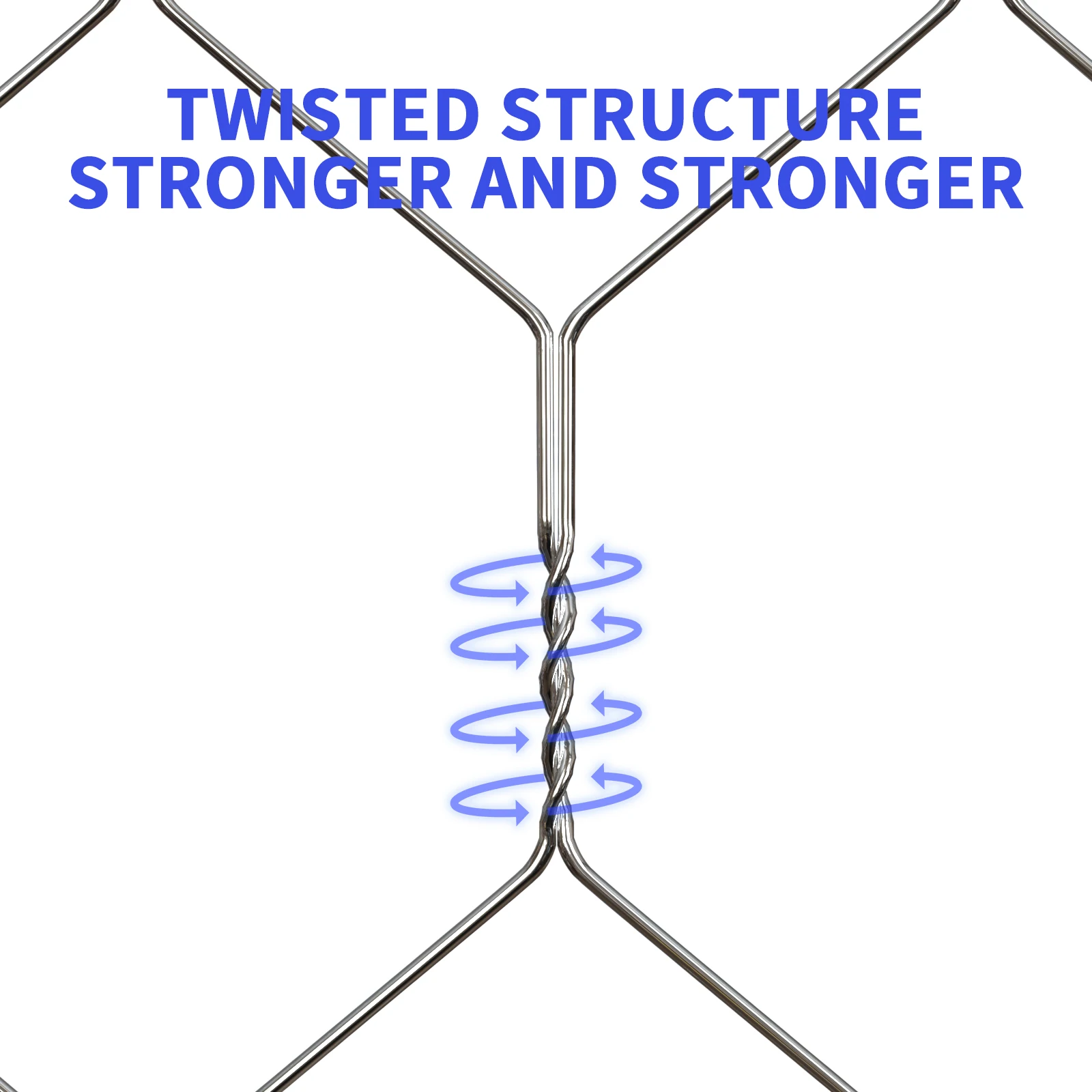 لفة شبكية سلكية لشبكة الدجاج، شبكة سلك دجاج سداسية مجلفنة 60 سم × 5 م لمزرعة فناء الحديقة، فتحة 25 مم، سهلة القطع #4